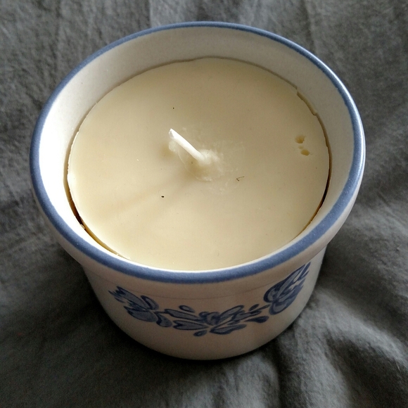 Homemade Candle in Miniature Crock - Picture 2 of 3